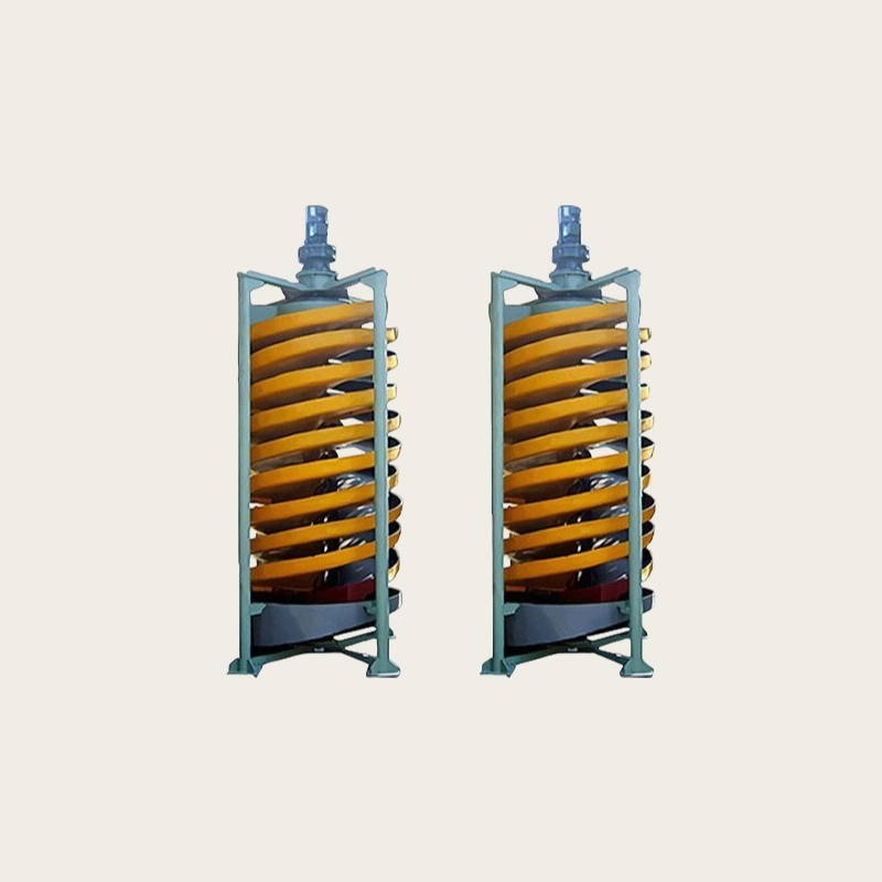 Fiberglass gravity spiral chute