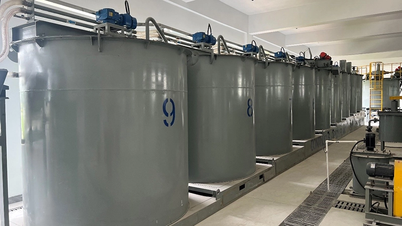 Relocatable Modular Gold CIP or CIL Plant gold factory mineral processing movable 第4张