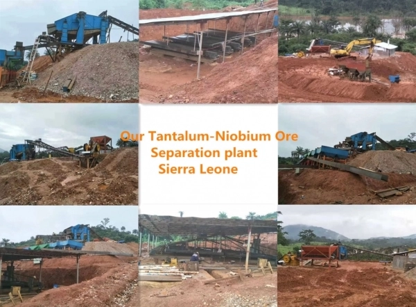Ta&Nb Ore Processing Plant: 200 Ton Per Day in Sierra Leone Production line tantalum niobium ore processing complex mineral composition high density 第2张