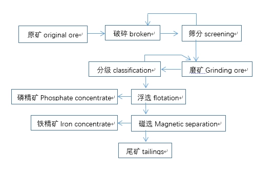 Phosphate Rock Processing: Flotation and Magnetic Separation ore flotation magnetic separation processing apatite magnetite phosphate concentrate 第2张